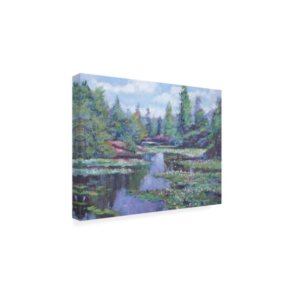 David Lloyd Glover 'Spring Watergarden' Canvas Art,35x47